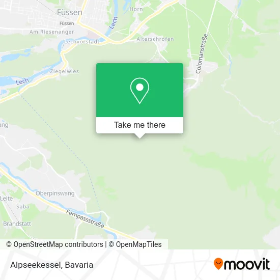 Карта Alpseekessel