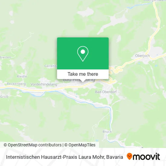 Карта Internistischen Hausarzt-Praxis Laura Mohr