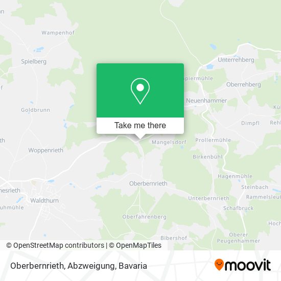 Oberbernrieth, Abzweigung map