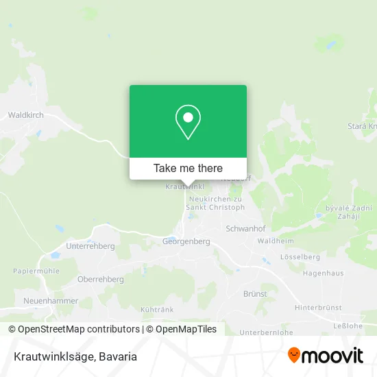 Карта Krautwinklsäge