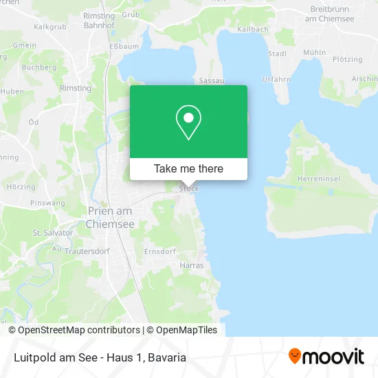 Карта Luitpold am See - Haus 1