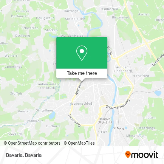 Bavaria map