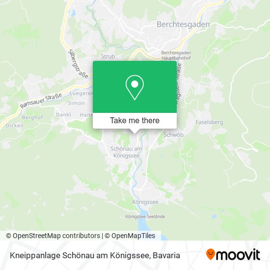 Kneippanlage Schönau am Königssee map