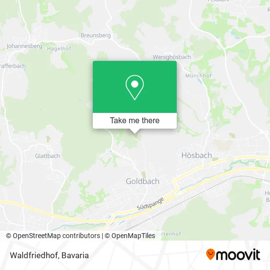 Карта Waldfriedhof