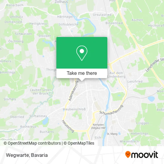 Карта Wegwarte