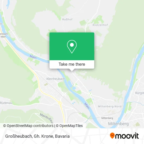Карта Großheubach, Gh. Krone