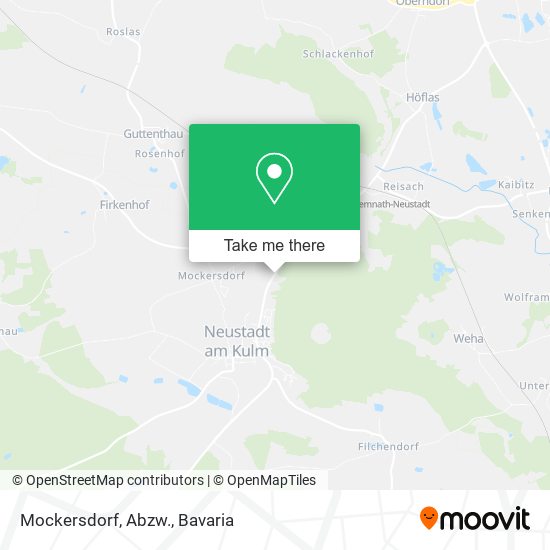 Mockersdorf, Abzw. map