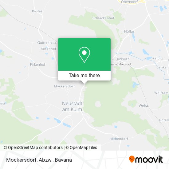 Mockersdorf, Abzw. map