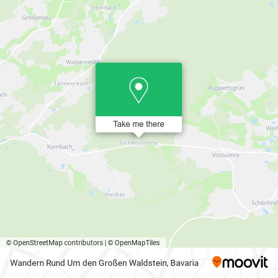 Wandern Rund Um den Großen Waldstein map