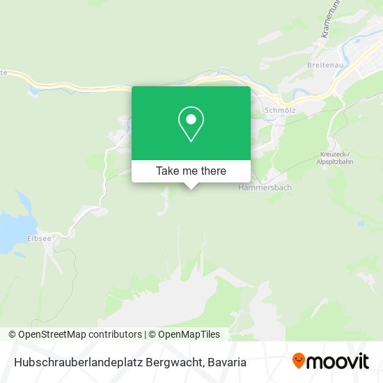 Hubschrauberlandeplatz Bergwacht map
