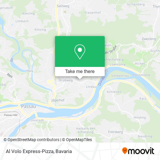 Al Volo Express-Pizza map