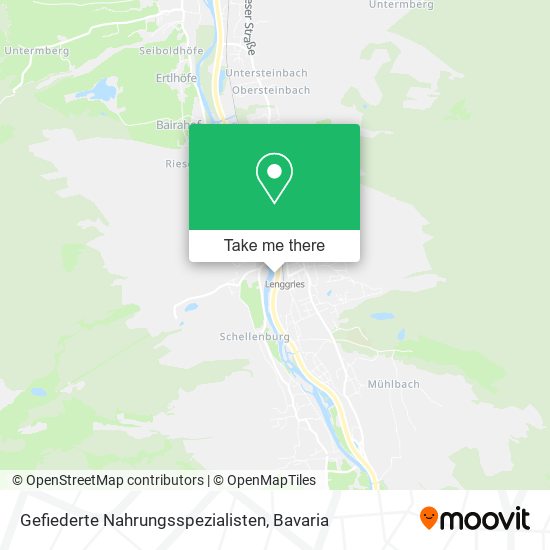 Gefiederte Nahrungsspezialisten map