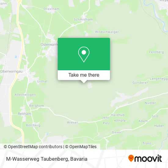 Карта M-Wasserweg Taubenberg