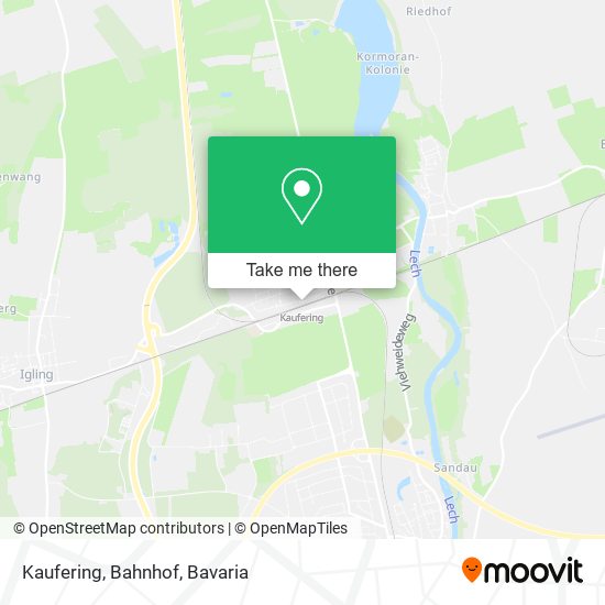Kaufering, Bahnhof map