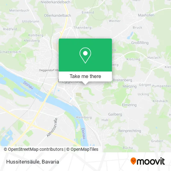 Карта Hussitensäule