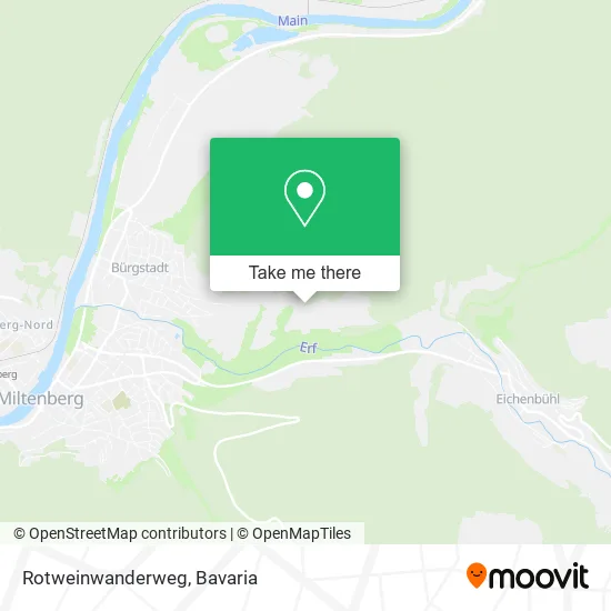 Карта Rotweinwanderweg