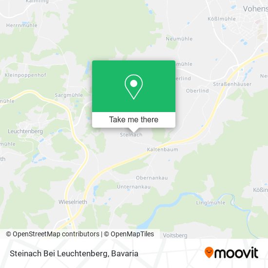 Steinach Bei Leuchtenberg map