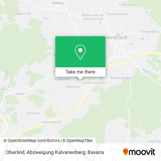 Карта Oberlind, Abzweigung Kalvarienberg
