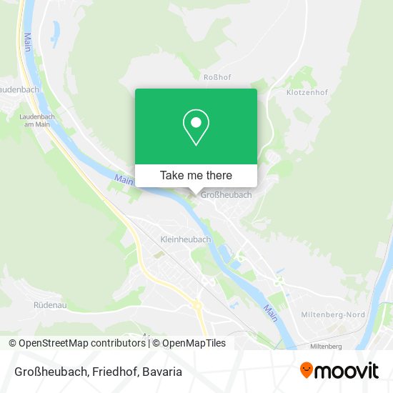 Großheubach, Friedhof map