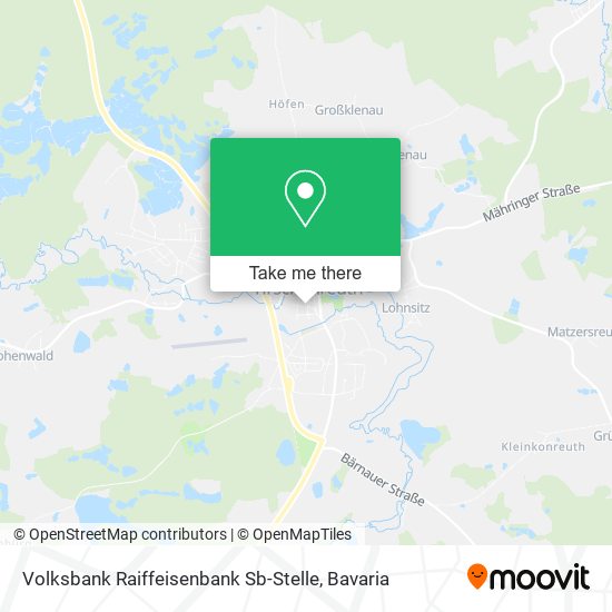 Карта Volksbank Raiffeisenbank Sb-Stelle