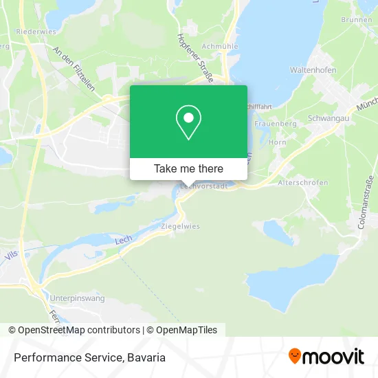 Карта Performance Service