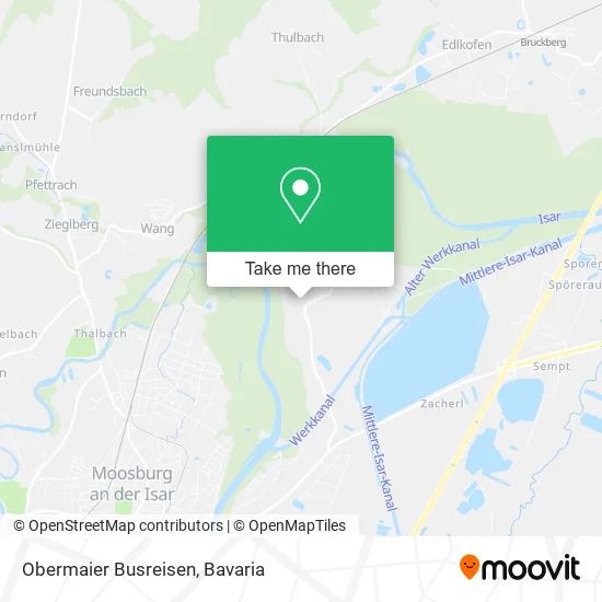 Карта Obermaier Busreisen