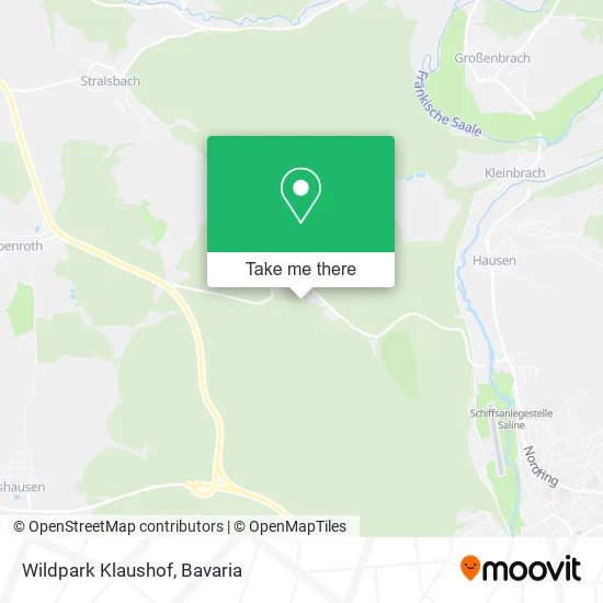 Карта Wildpark Klaushof