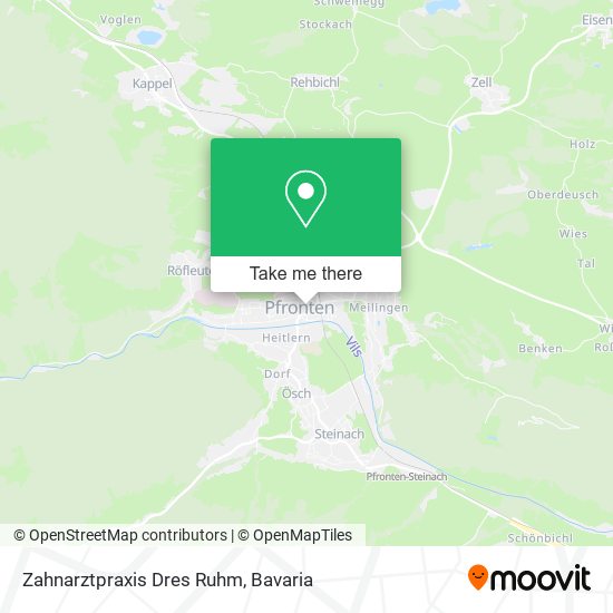 Zahnarztpraxis Dres Ruhm map