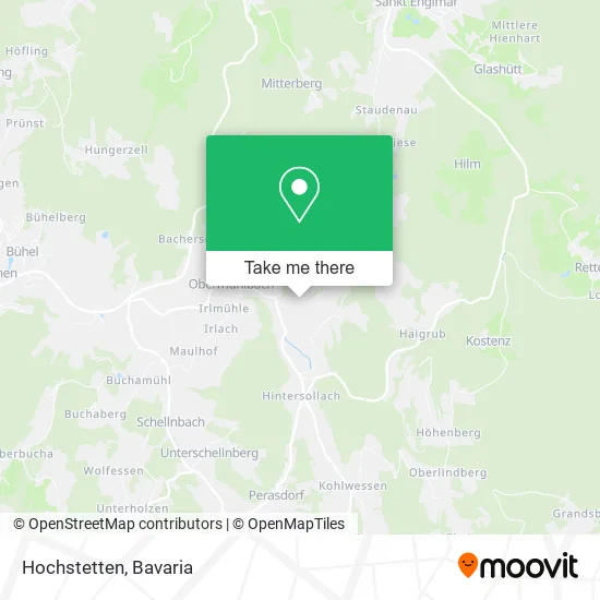 Карта Hochstetten