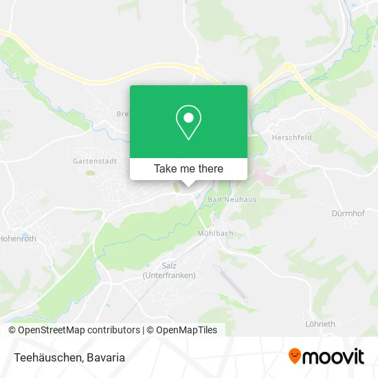 Карта Teehäuschen