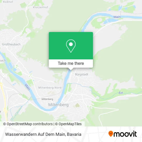 Карта Wasserwandern Auf Dem Main