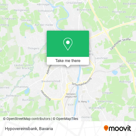 Карта Hypovereinsbank