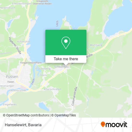 Карта Hanselewirt