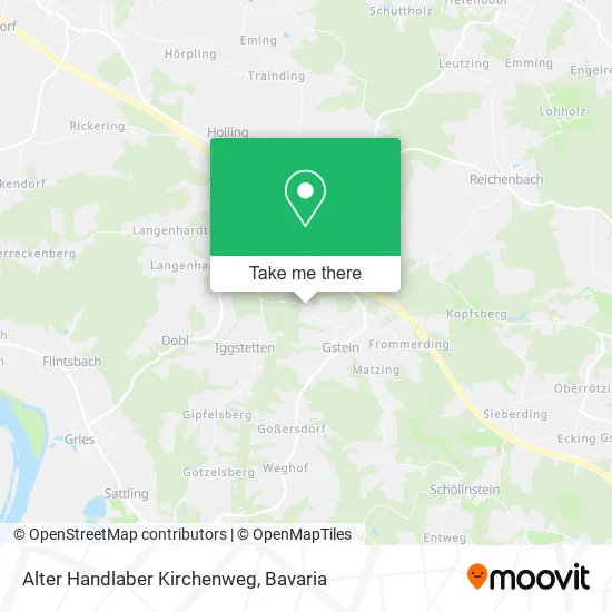 Карта Alter Handlaber Kirchenweg