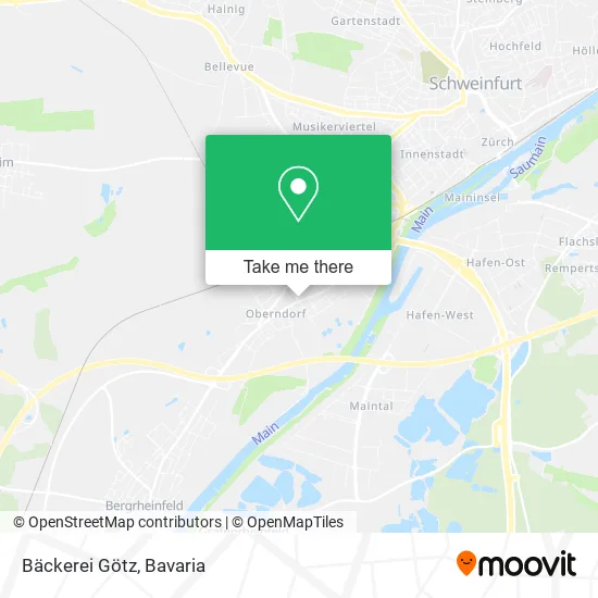 Карта Bäckerei Götz