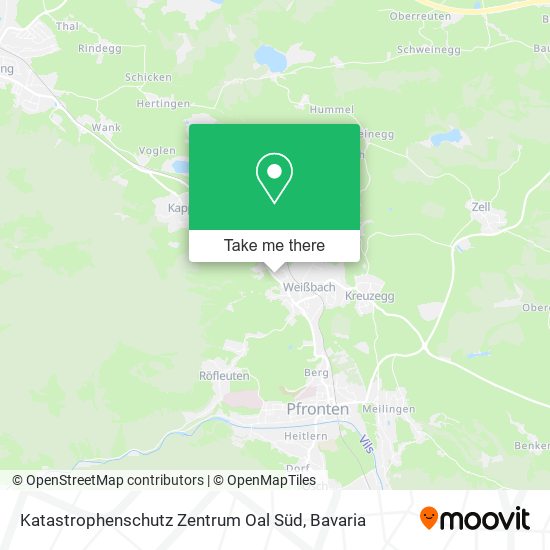 Katastrophenschutz Zentrum Oal Süd map