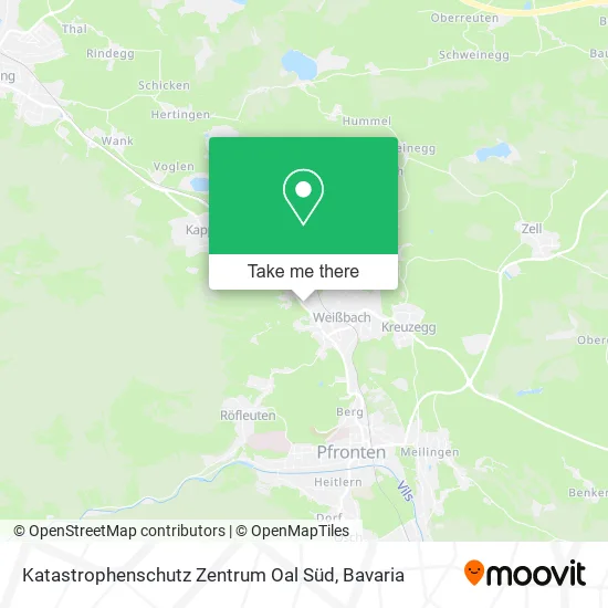 Карта Katastrophenschutz Zentrum Oal Süd