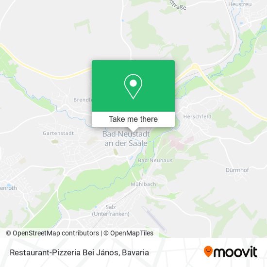 Restaurant-Pizzeria Bei János map