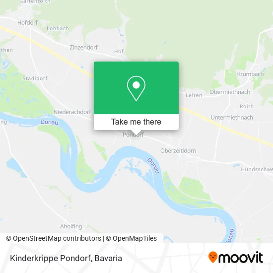 Карта Kinderkrippe Pondorf