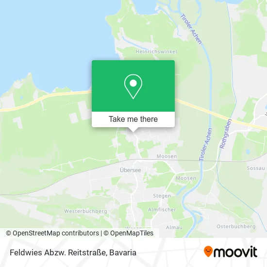 Карта Feldwies Abzw. Reitstraße
