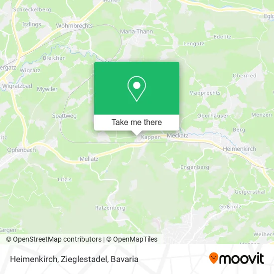 Карта Heimenkirch, Zieglestadel