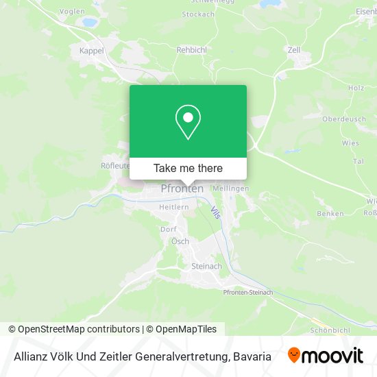 Allianz Völk Und Zeitler Generalvertretung map