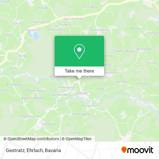 Карта Gestratz, Ehrlach
