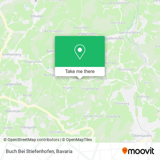 Buch Bei Stiefenhofen map
