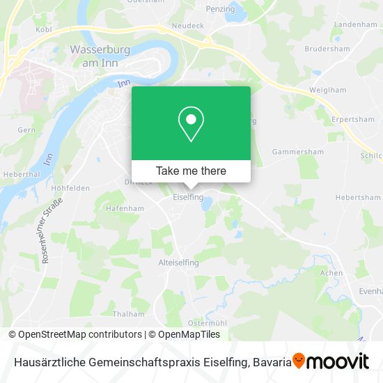 Hausärztliche Gemeinschaftspraxis Eiselfing map