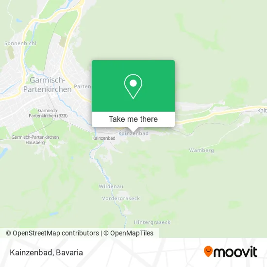 Карта Kainzenbad