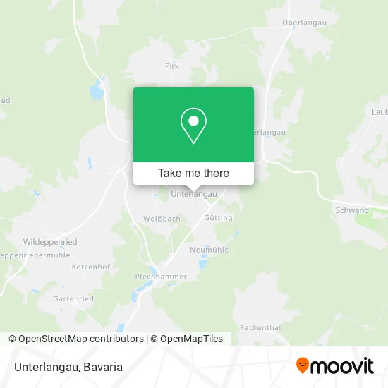 Карта Unterlangau