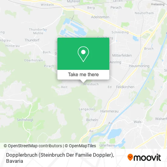 Карта Dopplerbruch (Steinbruch Der Familie Doppler)