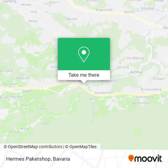 Карта Hermes Paketshop