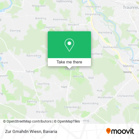 Карта Zur Gmahdn Wiesn
